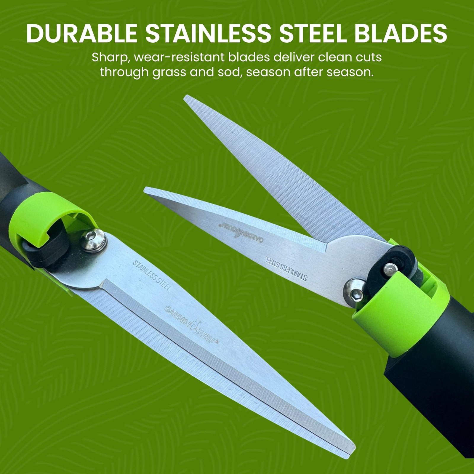 Garden Guru Hand Grass Clipper Scissors 360 Degree Rotatable Cutter Head - Ul...