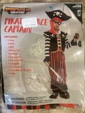        SPOOKTACULAR CREATIONS Pirate Fierce Captain Costume Size 3T 