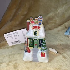 2009 Hallmark Caroling Cottages JOY Synchronized Music & Lights  NEW