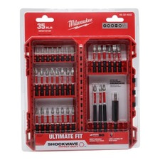 Milwaukee 48-32-4032 Shockwave Impact Duty Alloy Steel Screw Driver Bit Set 35Pc