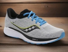 Saucony Guide 14 Gray Blue Running Race Shoes S20654-55 Mens 11.5 New Fast Ship 