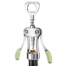 KORCCI Wine Opener, Wine Bottle Opener, Zinc Alloy Wing Corkscrew Heavy Duty,...