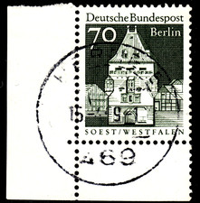 Berlin 70 Pf gr Bauten 279 Ecke 3 E3 TST Bedarfs- Vollstempel PERFEKT selten