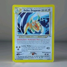 Helles Dragoran Holo Pokemon Karte Deutsch 14/105 Neo Destiny
