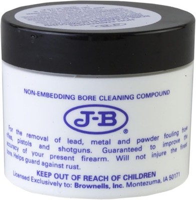 J-B Non-Embedding Bore Cleaning & Polishing Compound - Removes Lead Residue 2oz