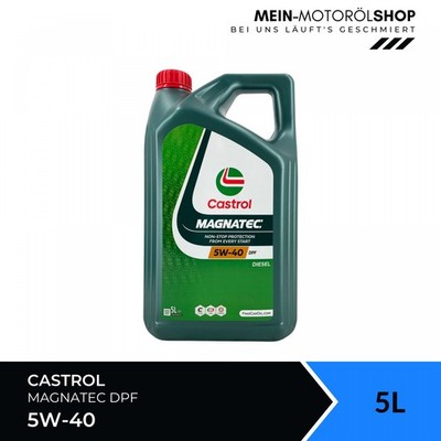 Castrol Magnatec 5W-40 DPF MB 229.31 Opel VW Ford Fiat Motoröl 5 Liter