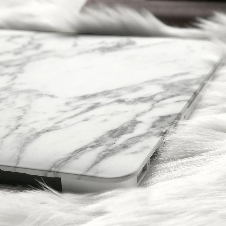 Estuche rígido mate para PC para Macbook Pro 13 con/sin barra táctil A1706 A1708 mármol/flor Foto 3 de 4