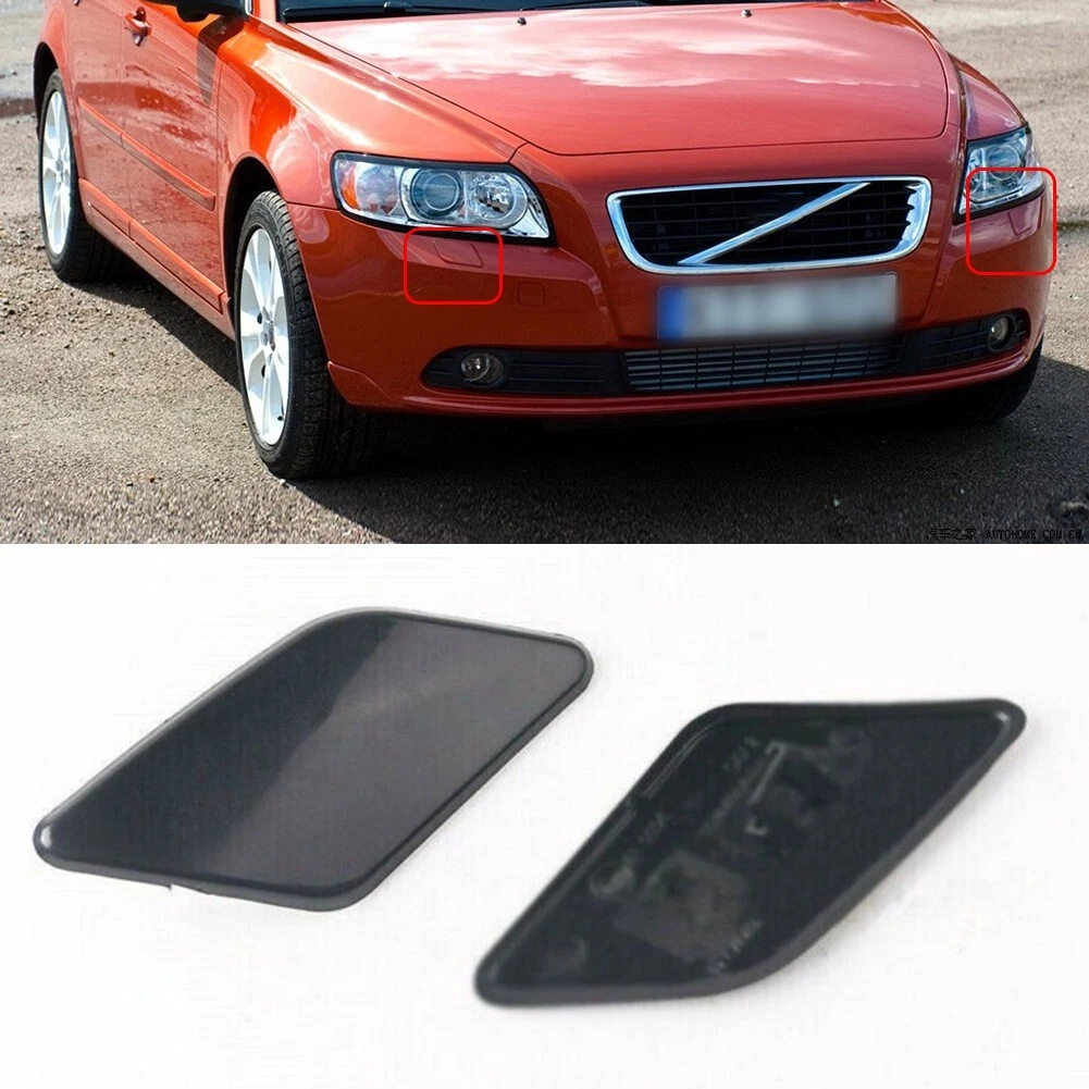 Washer Cover Headlight Washer Cover New For VOLVO S40 V50 09 12 For Car Durable