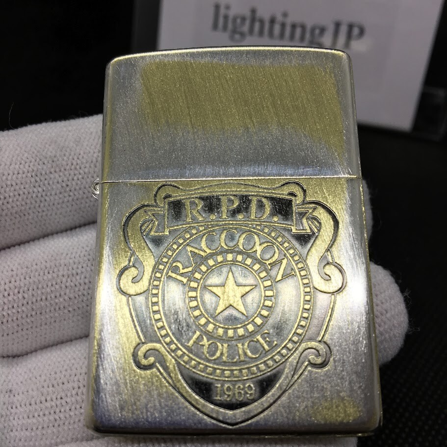 Zippo Resident Evil BIOHAZARD R.P.D. Raccoon Police Badge Lighter 