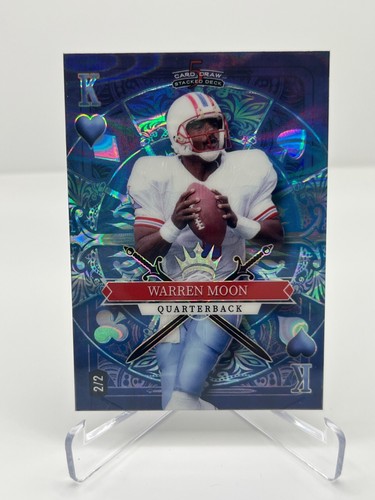 2023 WILD CARD 5 CARD DRAW WARREN MOON 2/2 KING OF HEARTS SD-WM