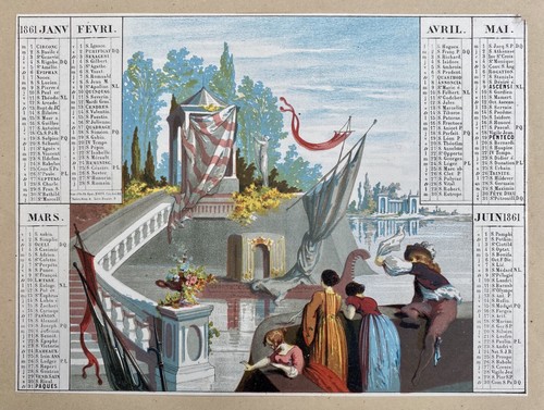 Very Rare 1861 Calendar With Views Of Venice EBay