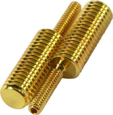 Kluson USA Offset Conversion Post Set For Samick Tune-O-Matic Bridges Gold
