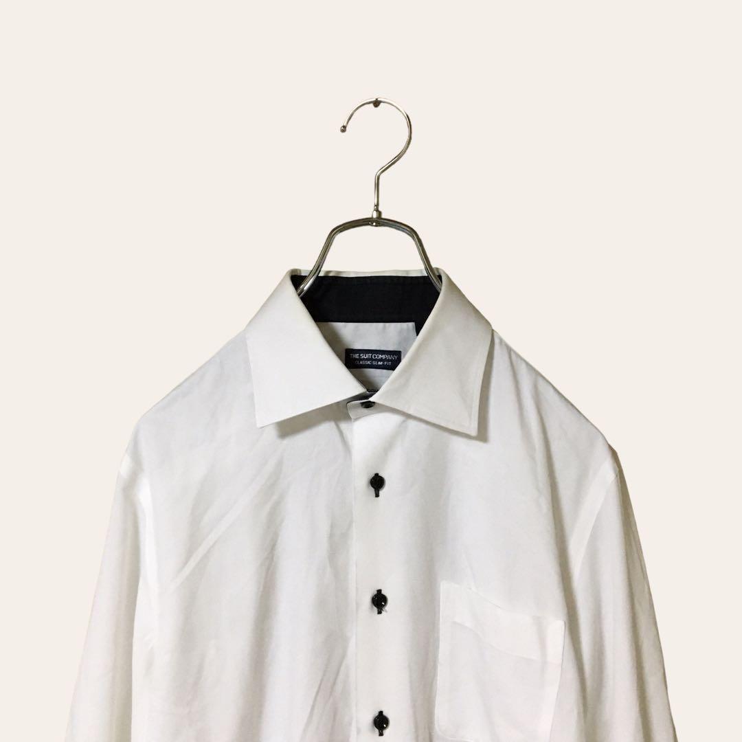 THE SUIT COMPANY／WHITE THE SUIT COMPANY The Suit Company Dress Shirt 39/82 White 50 Cotton | eBay