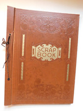 Vintage Large SCRAP BOOK Collectible 1930's