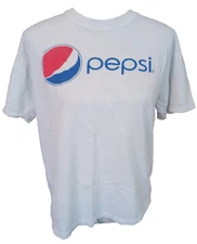 Pepsi Cola Harriton Classic Retro Pepsi Logo Image Red White & Blue Size Large