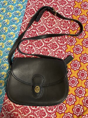 OLD COACH オールドコーチ 9954 Prairie Bag ブラック Vintage coach 9954 black leather prairie bag crossbody | eBay