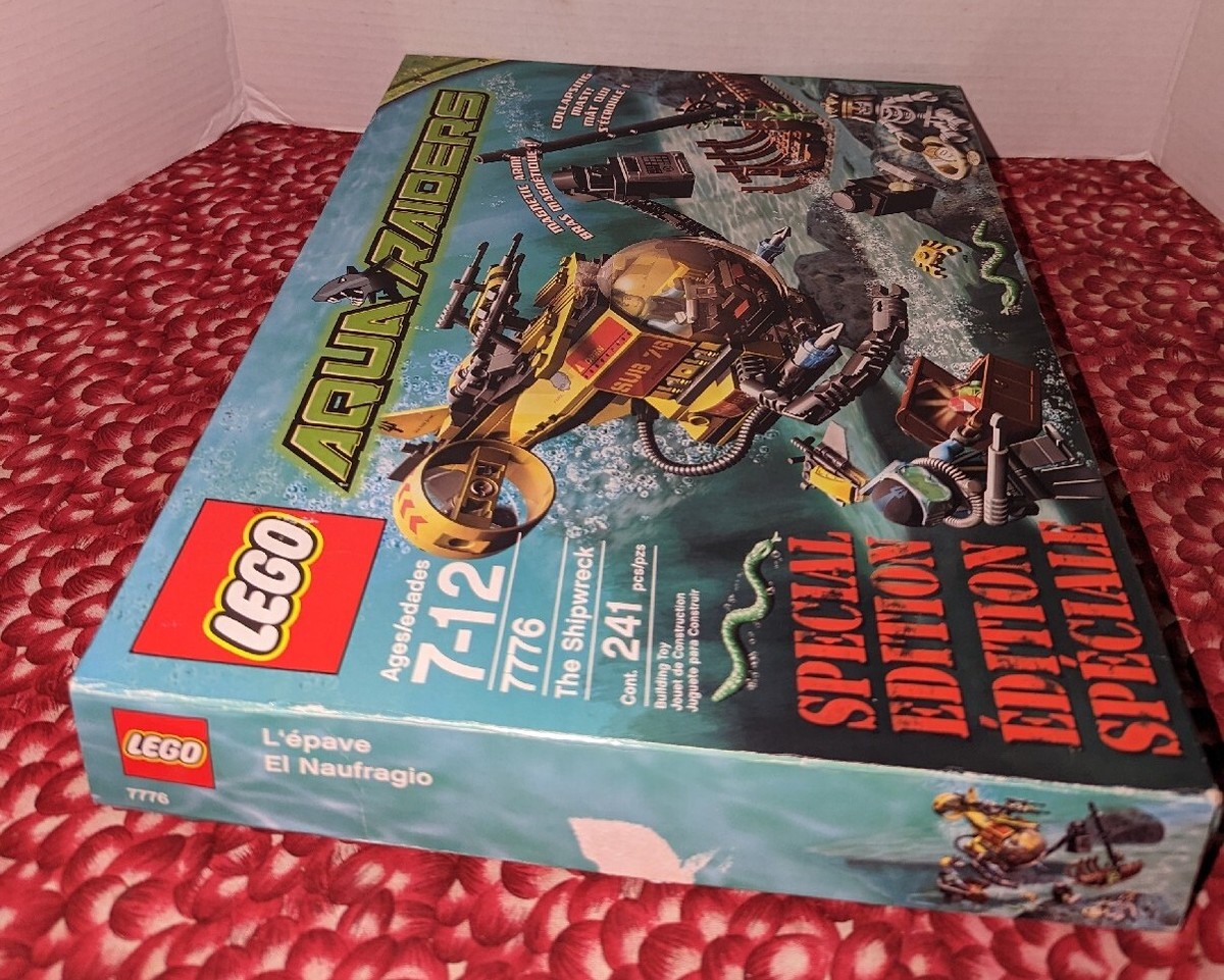 LEGO Aqua Raiders: The Shipwreck (7776) only Original Box