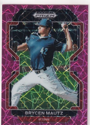 2022 PRIZMS PINK VELOCITY RC BRYCEN MAUTZ ST. LOUIS CARDINALS PRIZM ROOKIE #-412
