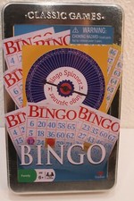 BINGO Classic Game Tin Storage Full Size Family Game Night Factory Sealed