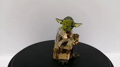 Swarovski Star Wars Master Yoda Crystal Figurine No Box | eBay