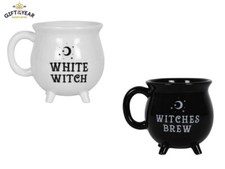 NEW WITCHES BREW OR WHITE WITCH CAULDRON MUG 10CM TEA/COFFEE LOVELY GIFT