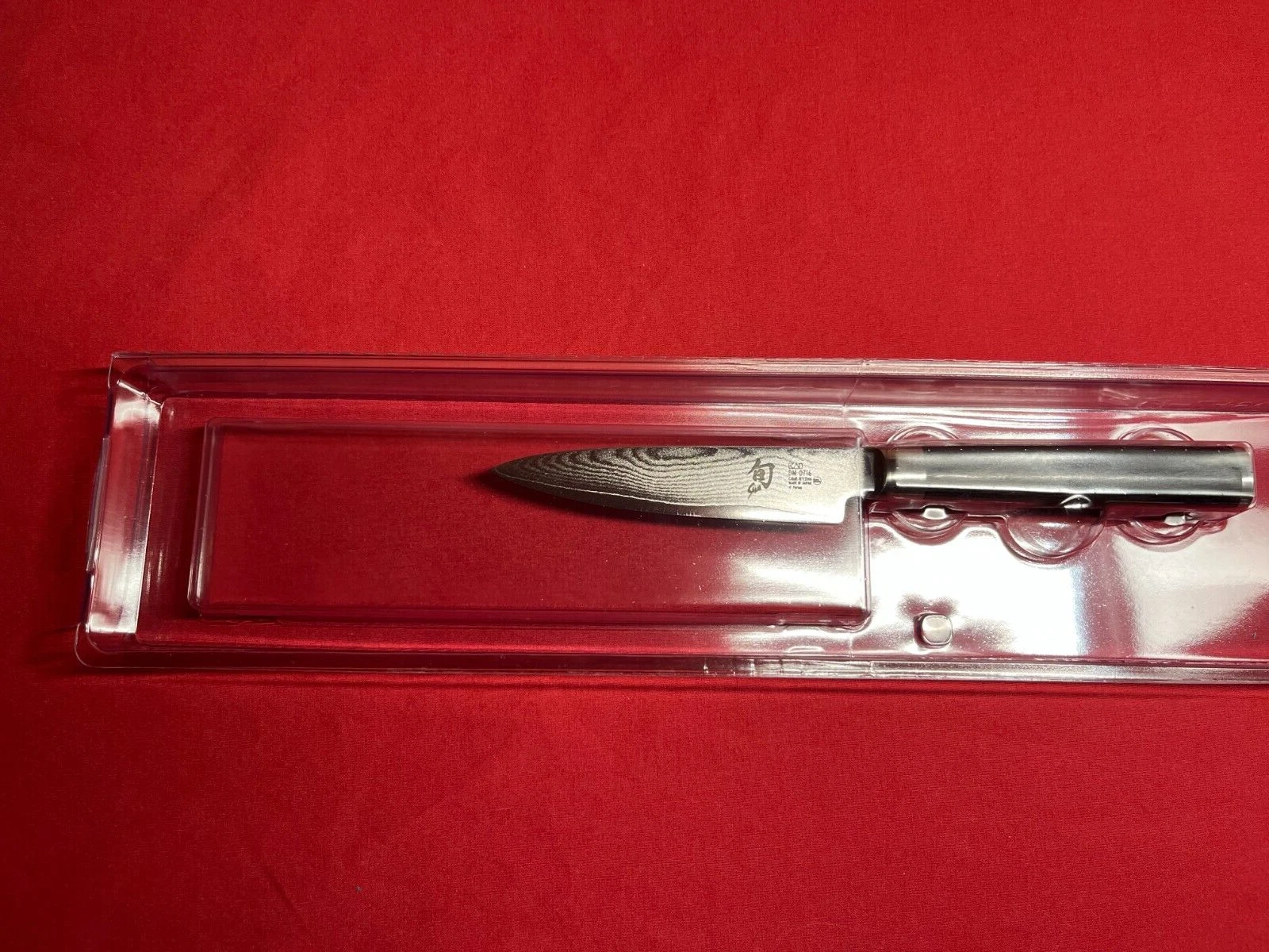 Shun Cobalt MV steel 4" Paring Knife DM-0716 in its Original Box Made in Japan