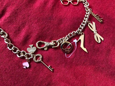 NEW KATE SPADE GOLD TONE CHARM CHAIN BELT | eBay display picture 3