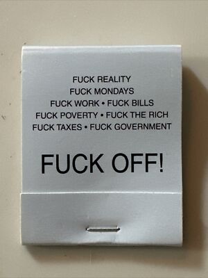 Matchbook FRICK OFF. FRICK REALITY. FRICK MONDAYS. FRICK WORK . FRICK BILLS