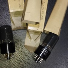 6SN7GT Röhre NOS Bj. 53 PAAR MATCHED Set 2 Stück 6SN7 GT DepTir78