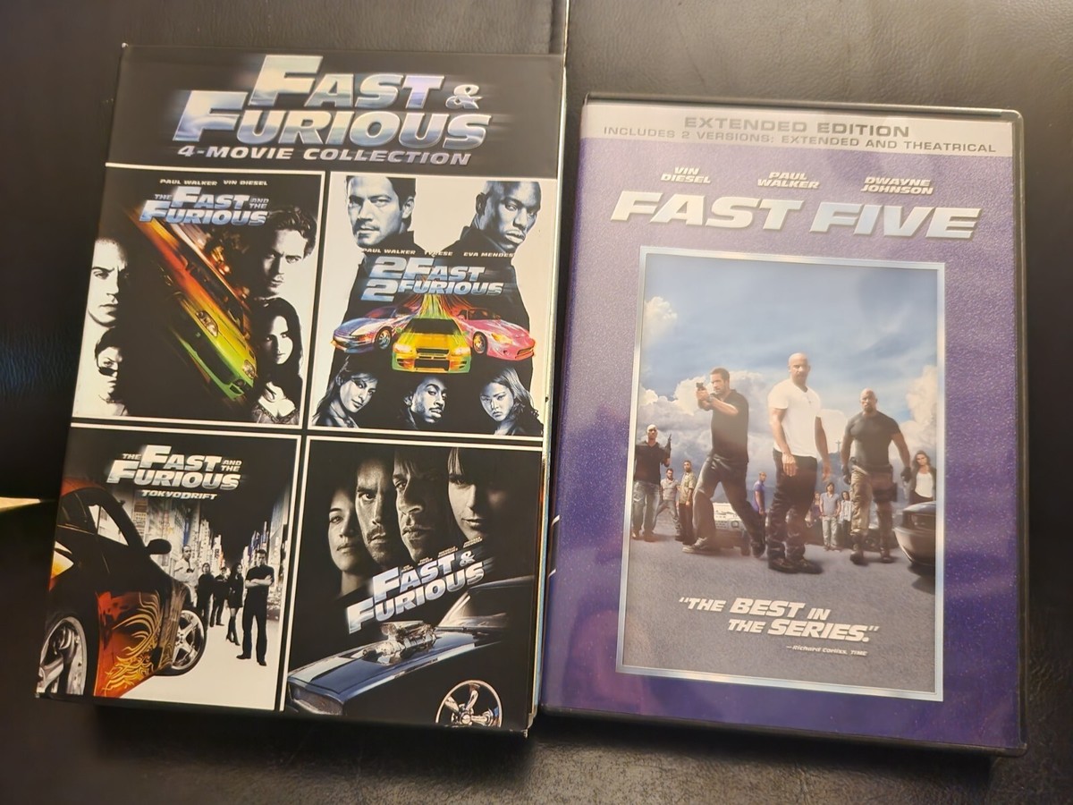 Fast And Furious 4-Movie Collection And Fast Five (DVD) Fast Five