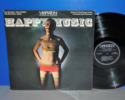 Happy Music Vibraton Italy nice cheesecake sexy cover Vinyl LP cleaned gereinigt