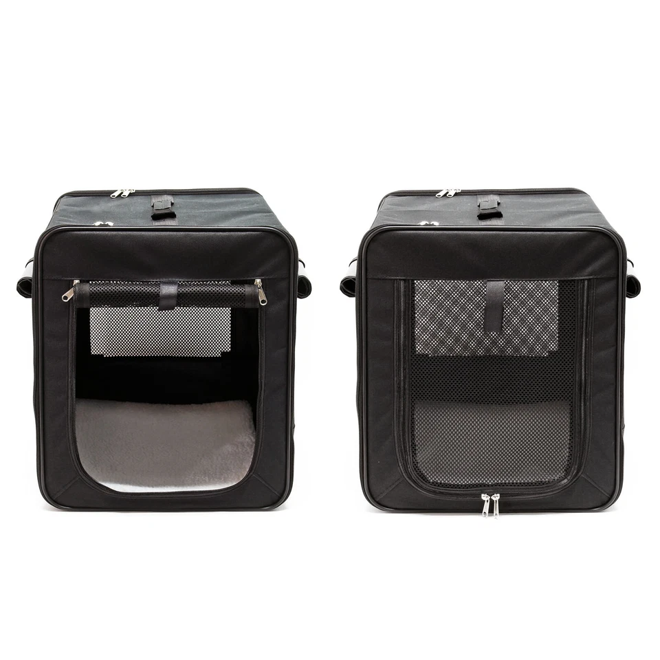 Cage de transport XL Pliable 94x66x74 cmCaisse Chien Chat Box Boite Voiture - Photo 4/4