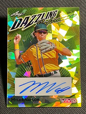 2023 Leaf Vivid YELLOW CRYSTALS DAZZLING AUTO Myles Naylor 5/10