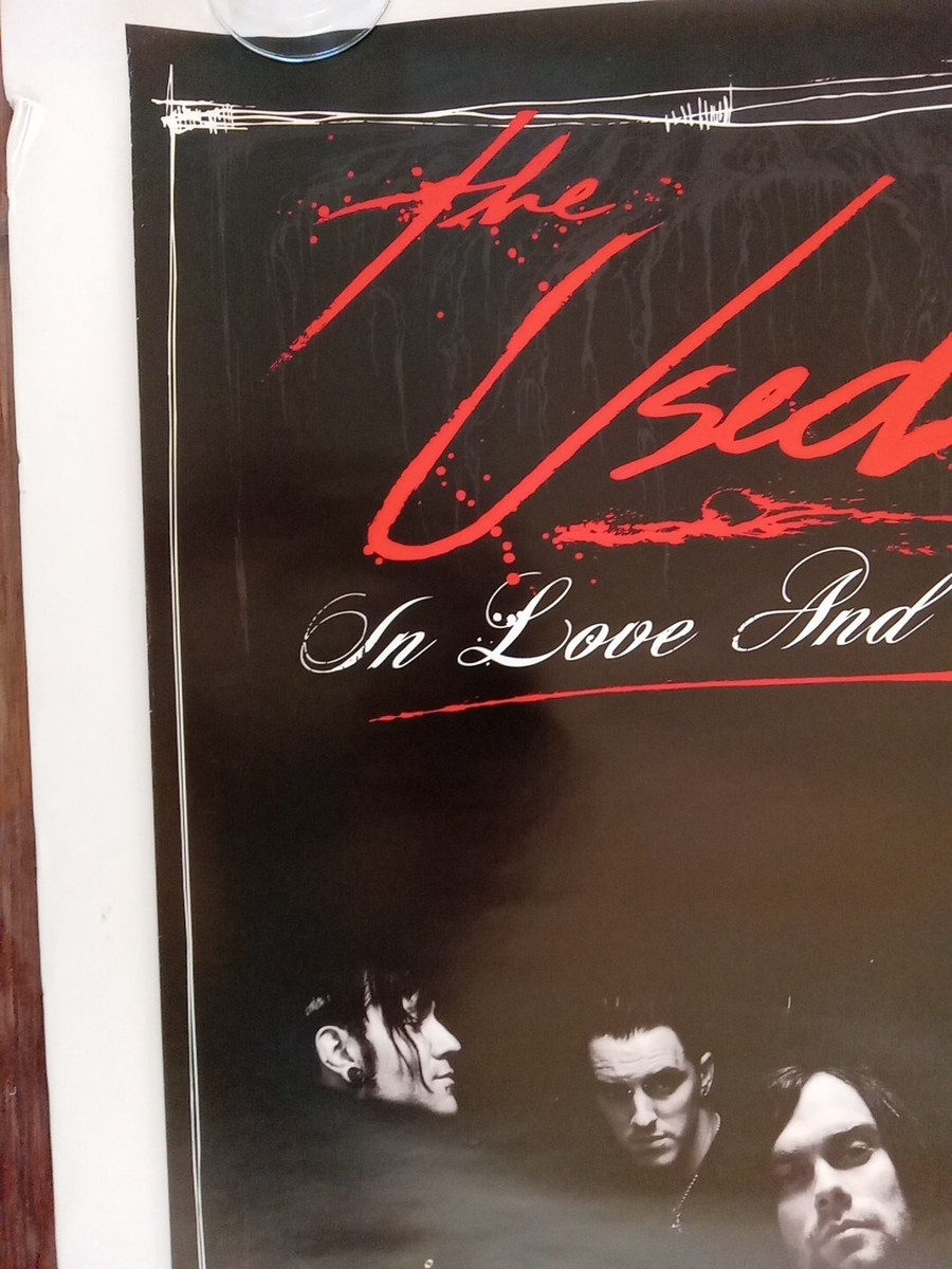 Vintage Original The Used In Love And Death Promo Poster 2004 Post