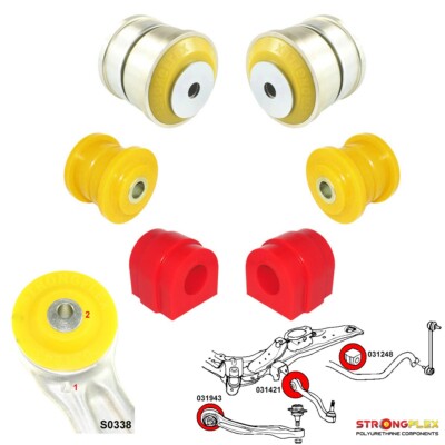 Strongflex Kit Busches vorne Federung für BMW 5er E60 Sedan xi xd xDrive