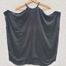Express Women's Black Sleeveless Halter Neck Oversized Top Size Large