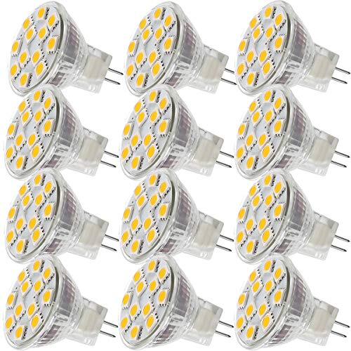 2.4w Led Mr11 Light Bulbs 12v 20w Halogen Replacement G4/gu4/gz4 Bipin Base Soft - Picture 1 of 7