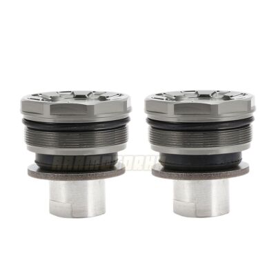 Preload Fork Caps Bolts Adjusters Plugs For Kawasaki Ninja ZX6R ZX