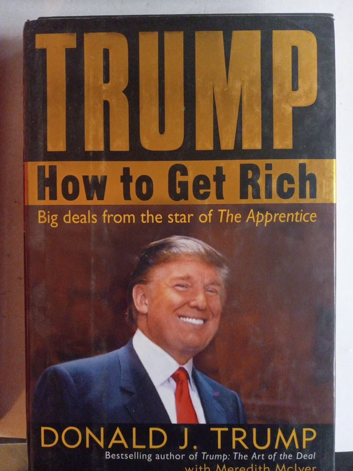 Donald J. Trump Hardcover Book Set Lot Of 4 Hardcovers How To Get Rich Blitz - Image 2 of 4