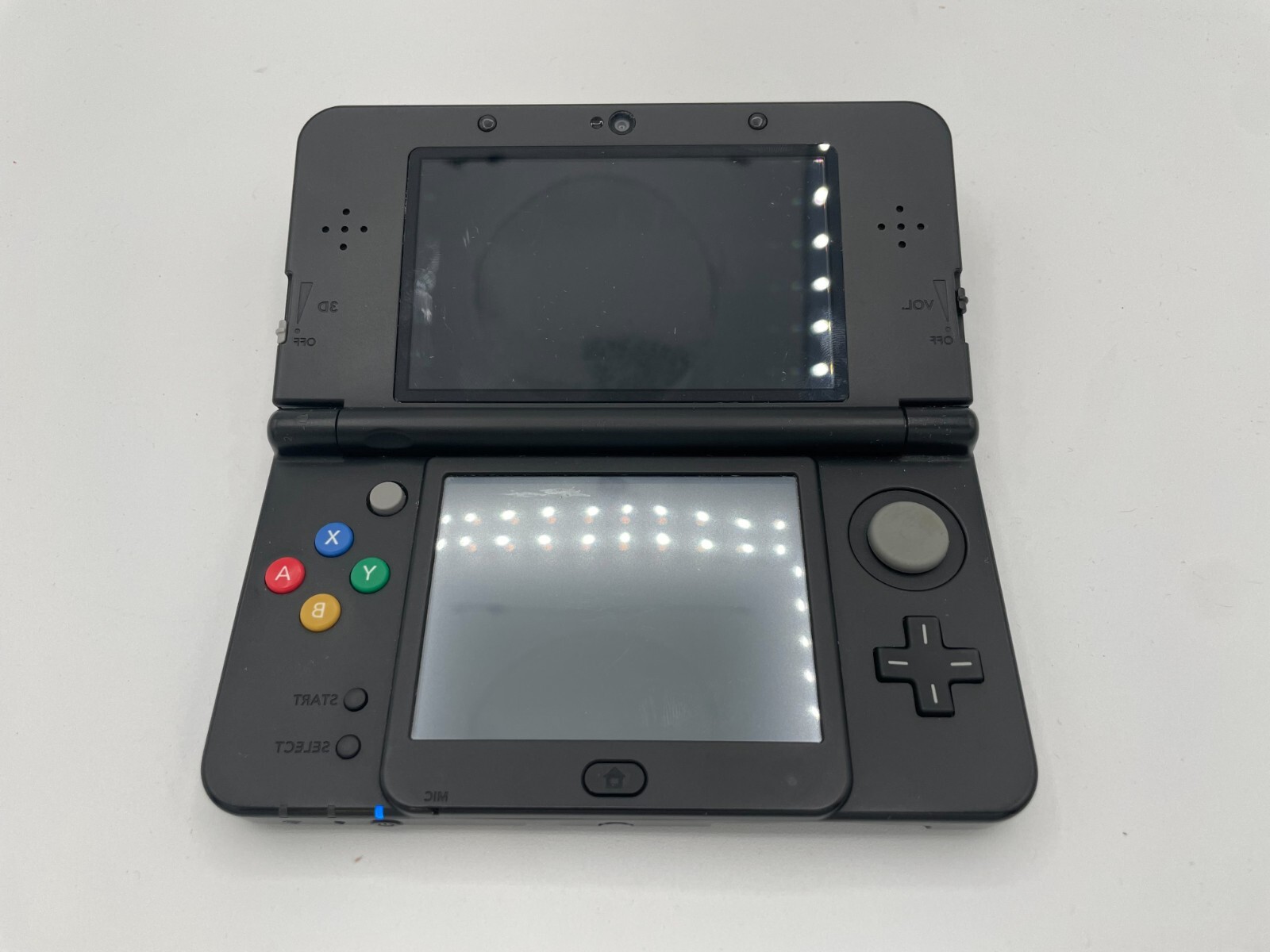 Nintendo New 3DS Game System Console Mario Black Edition A59 READ