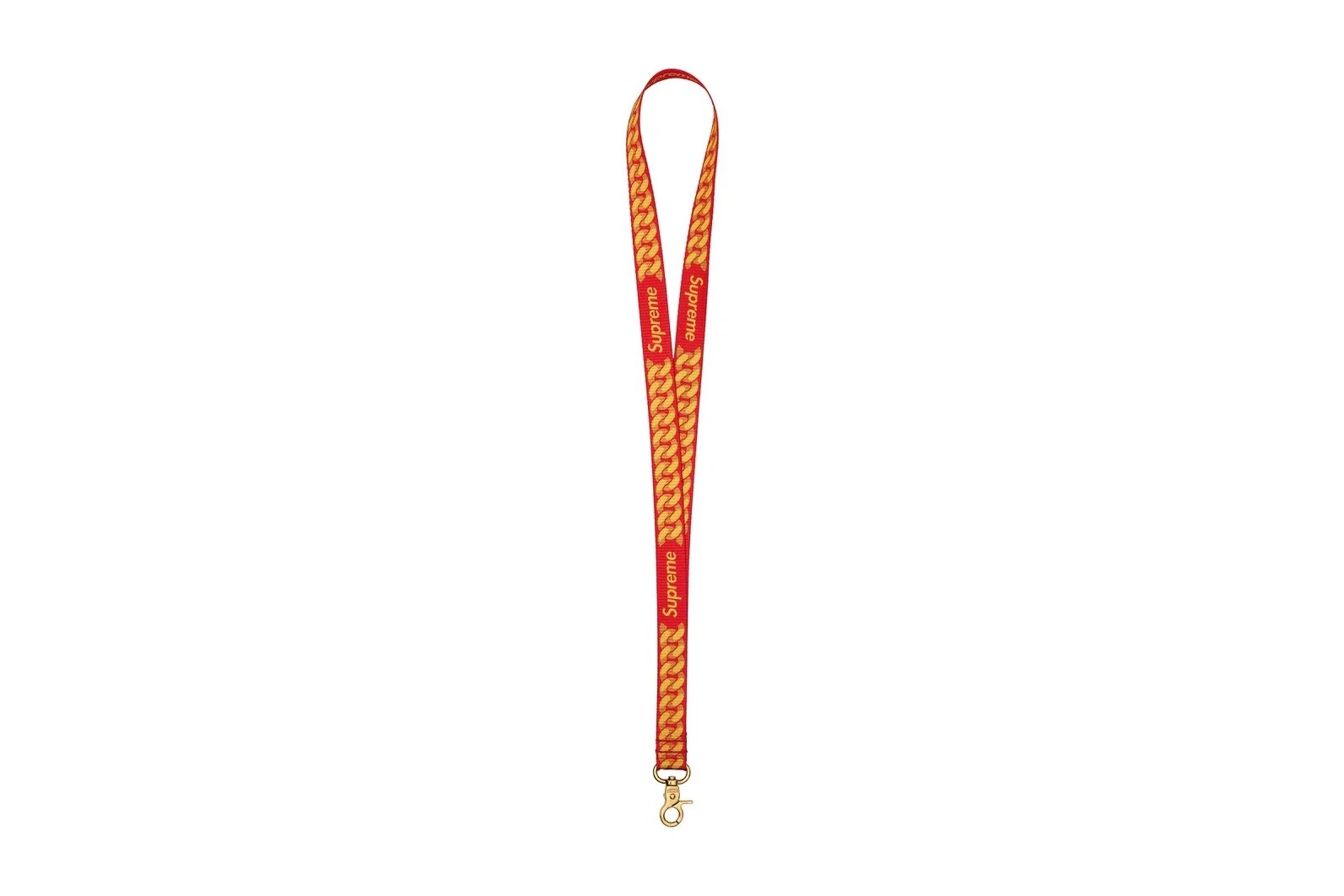 Longe rouge Supreme Cuban Links SS22