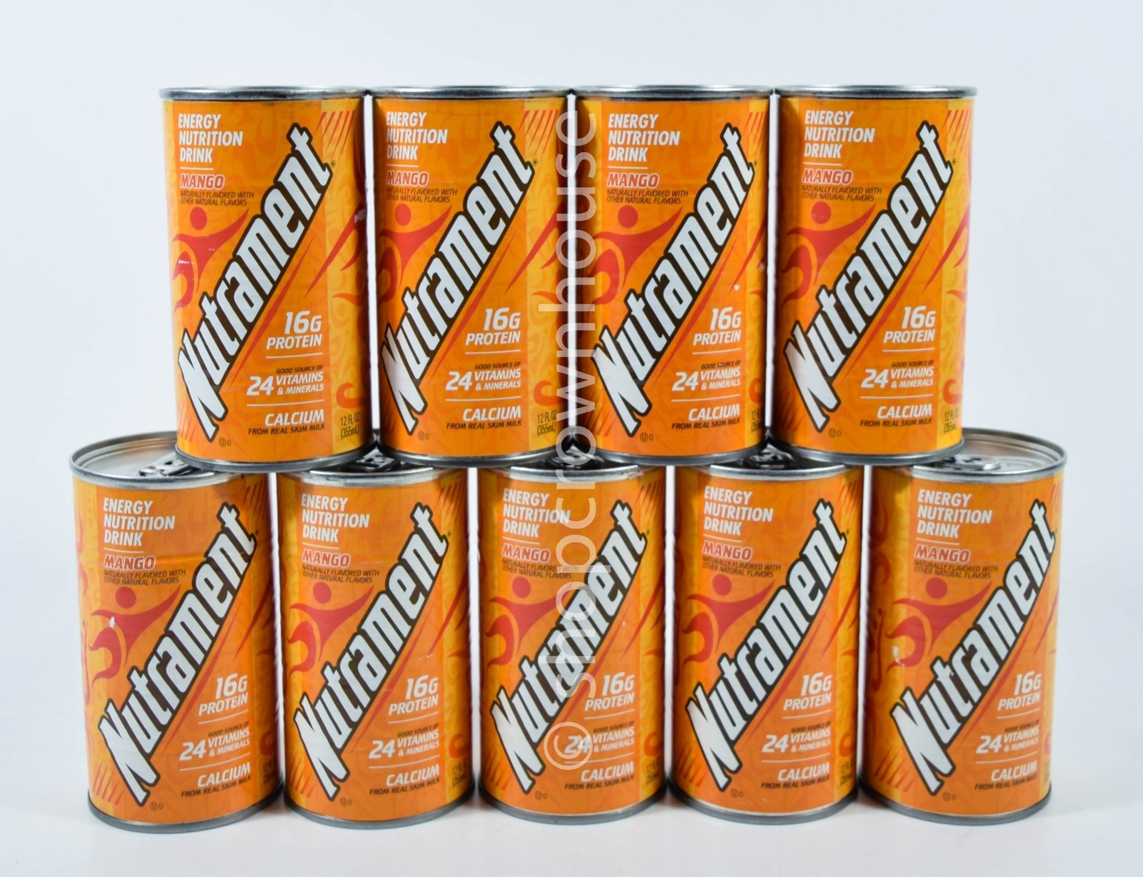 9 Nutrament MANGO Energy Nutrition Drink Protein Calcium 12 oz can 01