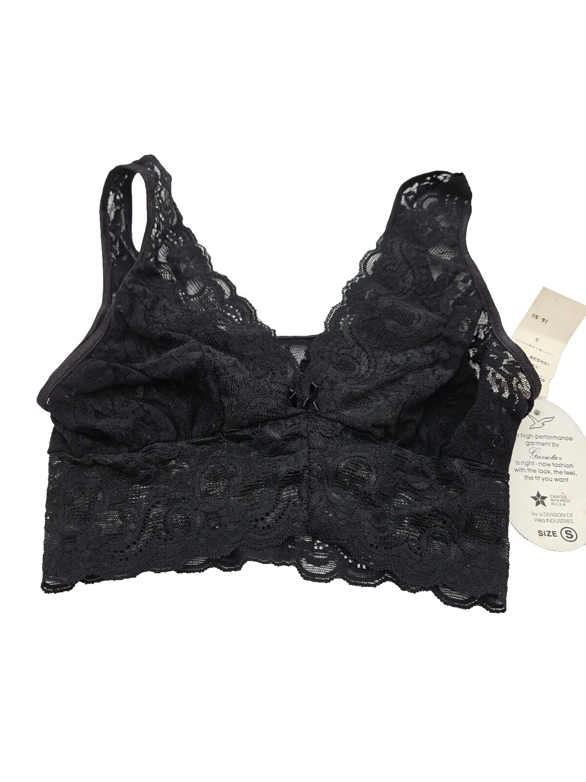 Sujetadores Vintage Negro de Nylon para De mujer