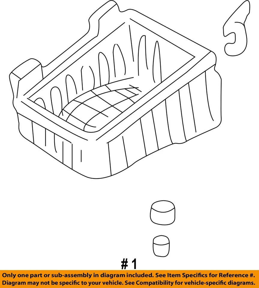 Conjunto de filtro de aire usado se adapta a: Hyundai Elantra 2001 grado A Foto 4 de 4