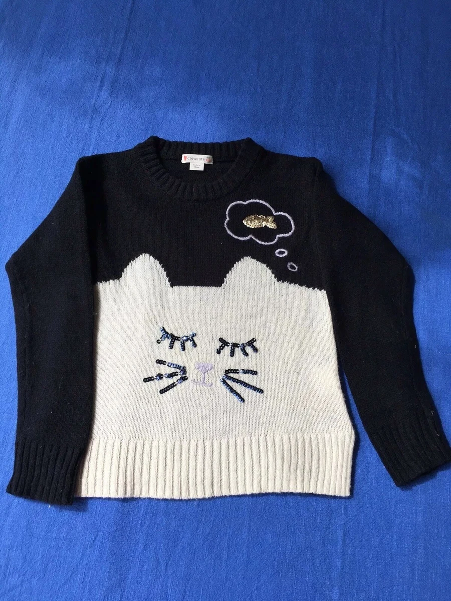 J crew top cat sweater