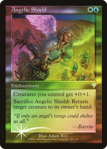 Invasion  MTG  FOIL   Angelic Shield  Magic
