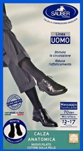 sanagens calze uomo compressione graduata