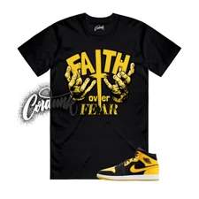 1 New Love Black Varsity Maize Yellow White 2025 T Shirt Match Match FOF