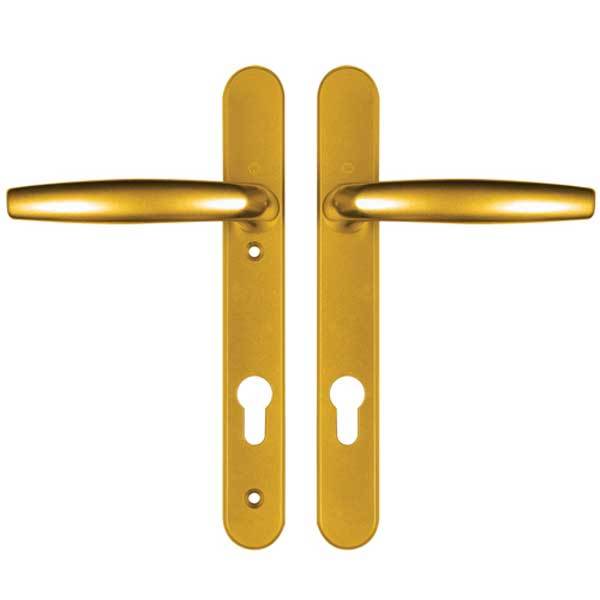 Hoppe PAS24 Lever / Lever 92PZ 122mm Gold (HOP92LLGP24)