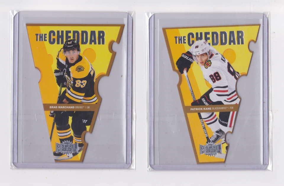2021-22 SKYBOX NHL METAL UNIVERSE THE CHEDDAR INSERT - DROP DOWN LIST - Image 3 of 4